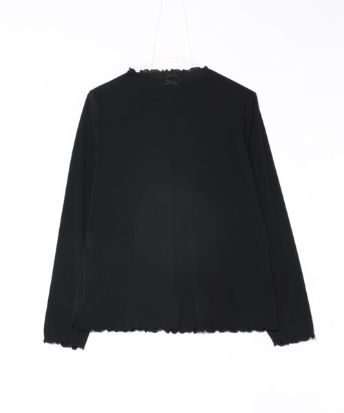 0312A Rose Tiara 長袖カットソー セール】パウダリーチュールカットソー（Tシャツ/カットソー
