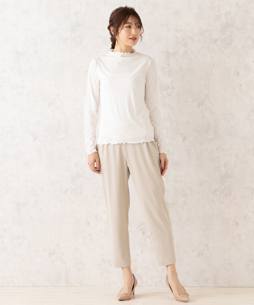 Rose Tiara（ローズティアラ）の「パウダリーチュールカットソー（Tシャツ/カットソー・レディース・ブラック/オフホワイト/ピンク・38/42/46）」の13枚目の写真