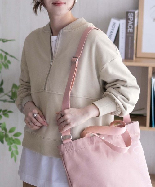 HusHusH(ハッシュアッシュ)の「HusHusH ジップショールプルオーバー(その他トップス・レディース・スミクロ/ネイビー系/ベージュ・L/M)」の12枚目の写真