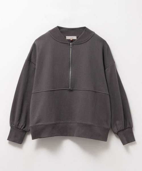 HusHusH(ハッシュアッシュ)の「HusHusH ジップショールプルオーバー(その他トップス・レディース・スミクロ/ネイビー系/ベージュ・L/M)」の18枚目の写真