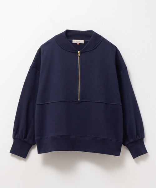 HusHusH(ハッシュアッシュ)の「HusHusH ジップショールプルオーバー(その他トップス・レディース・スミクロ/ネイビー系/ベージュ・L/M)」の20枚目の写真