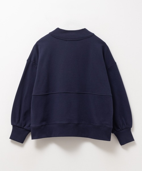 HusHusH(ハッシュアッシュ)の「HusHusH ジップショールプルオーバー(その他トップス・レディース・スミクロ/ネイビー系/ベージュ・L/M)」の21枚目の写真