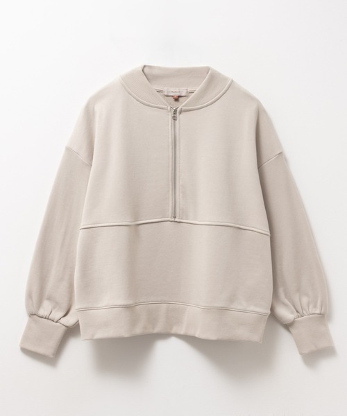 HusHusH(ハッシュアッシュ)の「HusHusH ジップショールプルオーバー(その他トップス・レディース・スミクロ/ネイビー系/ベージュ・L/M)」の22枚目の写真