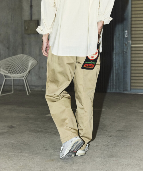 RED KAP（レッドキャップ）の「RED KAP/レッドキャップ 【新色追加】別注 SMU PT-38 SETUP 2TUCK WIDE PANTS/リラックスフィット（チノパンツ・メンズ・ブラウン/チャコールグレー/ブラック/ベージュ/オリーブ/ネイビー・MEDIUM/SMALL/LARGE）」の18枚目の写真