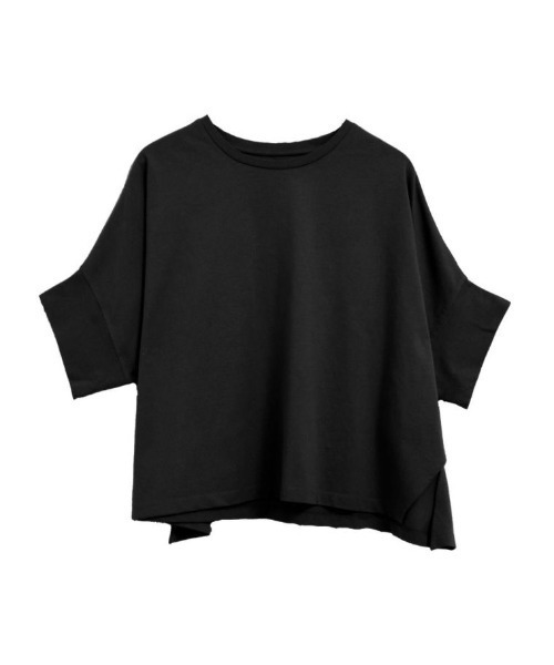aquagarage(アクアガレージ)の「ビックシルエットカットソー(Tシャツ/カットソー・レディース・ピンク/イエロー/ブラック/チャコール・M)」の6枚目の写真