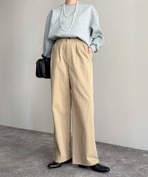fredy emue | 《セットアップ対応》綿ナイロンイージーストレートパンツ(その他パンツ)