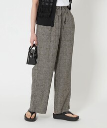 極美品♡グリーンレーベルリラクシング　ノーカラー　ワイドパンツ　ウエストリボン green label relaxing（グリーンレーベルリラクシング）の