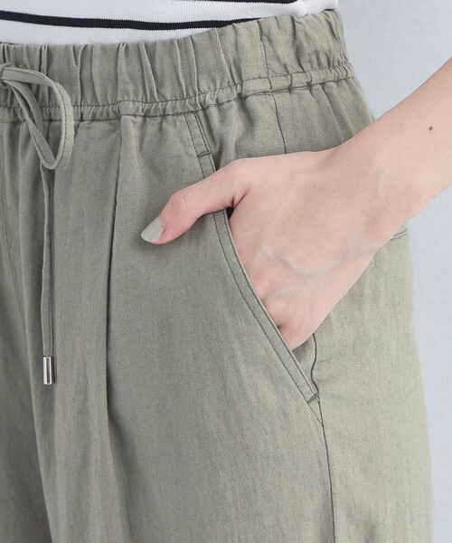 green label relaxing（グリーンレーベルリラクシング）の「［size SHORT/TALLあり］BREEZE LINEN ブリーズリネン ワイド パンツ（その他パンツ・レディース・ブラック/オリーブ/ピンク/モカ/ロイヤルブルー/その他1・SHORT/34/36/38/40/TALL/44/42）」の17枚目の写真