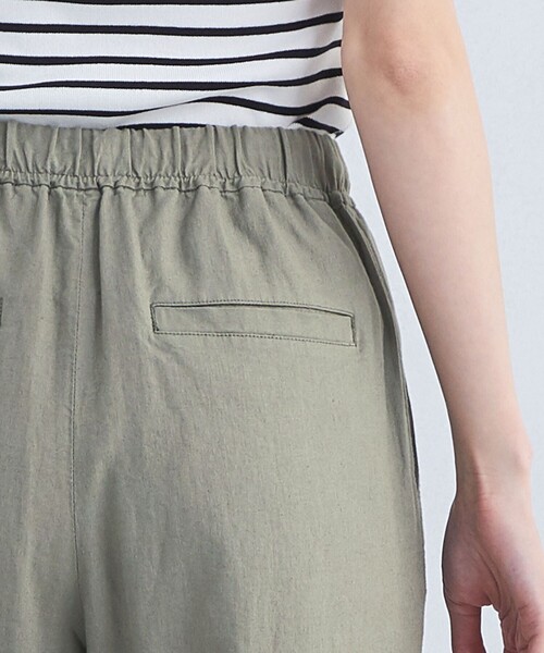 green label relaxing（グリーンレーベルリラクシング）の「［size SHORT/TALLあり］BREEZE LINEN ブリーズリネン ワイド パンツ（その他パンツ・レディース・ブラック/オリーブ/ピンク/モカ/ロイヤルブルー/その他1・SHORT/34/36/38/40/TALL/44/42）」の18枚目の写真