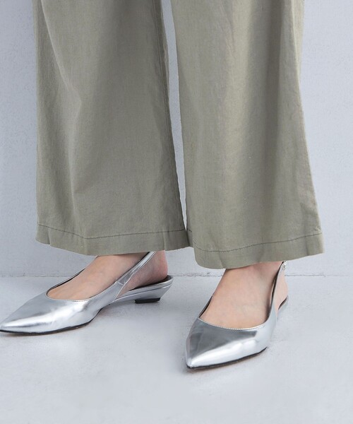 green label relaxing（グリーンレーベルリラクシング）の「［size SHORT/TALLあり］BREEZE LINEN ブリーズリネン ワイド パンツ（その他パンツ・レディース・ブラック/オリーブ/ピンク/モカ/ロイヤルブルー/その他1・SHORT/34/36/38/40/TALL/44/42）」の19枚目の写真