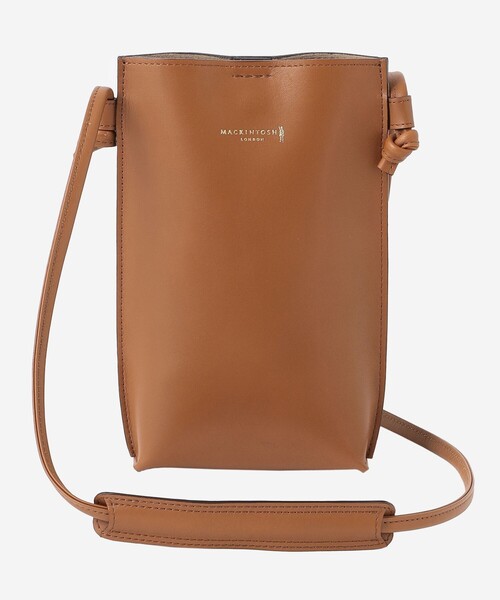 MACKINTOSH LONDON レザー フォンホルダーバッグ セール】スムースレザースマホポシェット（ショルダーバッグ