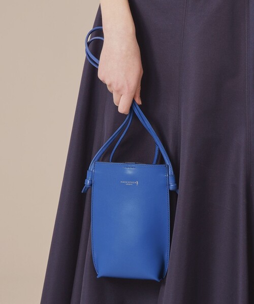 MACKINTOSH LONDON レザー フォンホルダーバッグ セール】スムースレザースマホポシェット（ショルダーバッグ