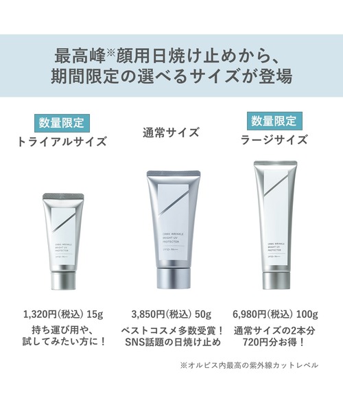 オルビス リンクルブライトUVプロテクター トライアルサイズ