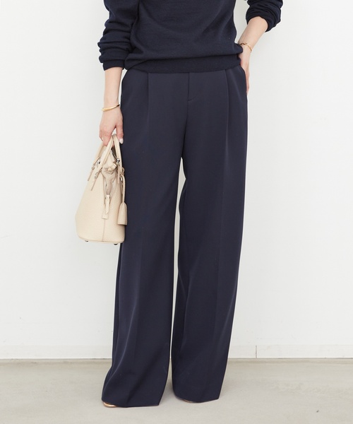 ドゥーズィエムクラス Straight ワイドパンツ 38 Deuxieme Classe（ドゥーズィエムクラス）の「W cross straight