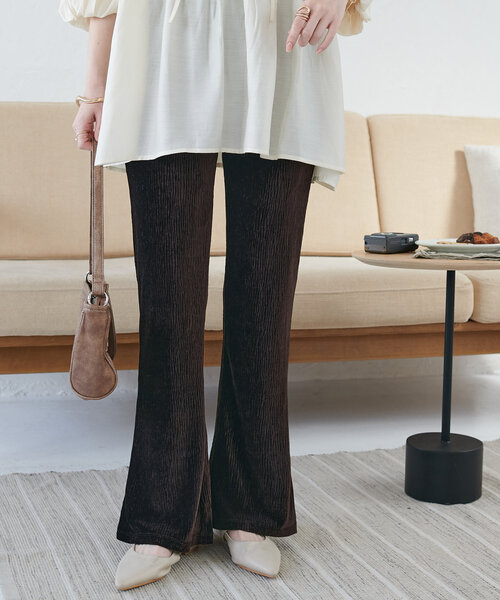 DIORダークブラウン ベロアフレアパンツ05 DIORダークブラウン ベロアフレアパンツ05