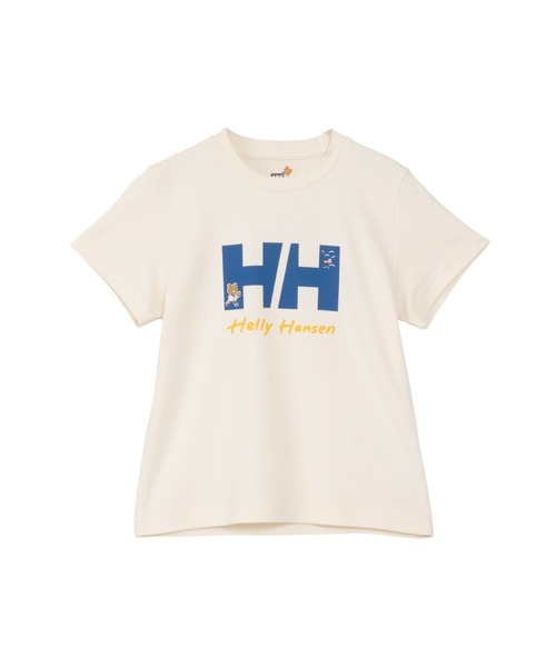 HELLY HANSEN（ヘリーハンセン）の「【HELLY HANSEN】K S/S Logo Helly Bear Tee キッズショートスリーブロゴヘリーベアティー（Tシャツ/カットソー・キッズ・グレー/アイボリー/オレンジ/ネイビー・120/130/140）」の3枚目の写真