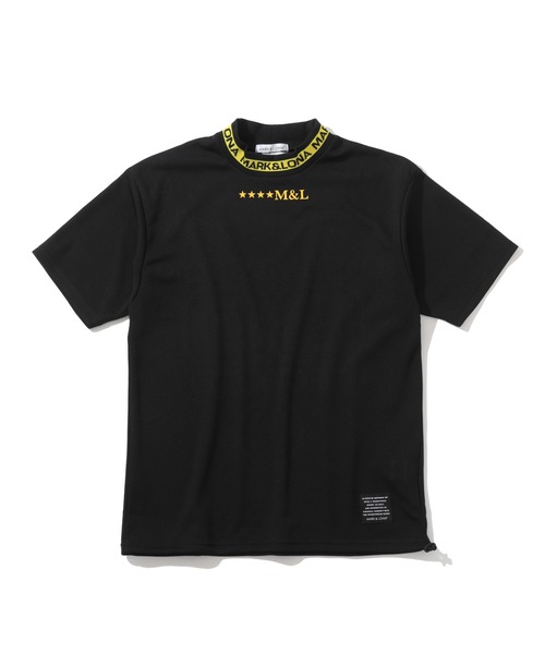 MARK & LONA(マークアンドロナ)の「Blitz Drop Shoulder Mock Top | MEN(Tシャツ/カットソー・メンズ・ブラック/ホワイト・48/50/46)」の1枚目の写真