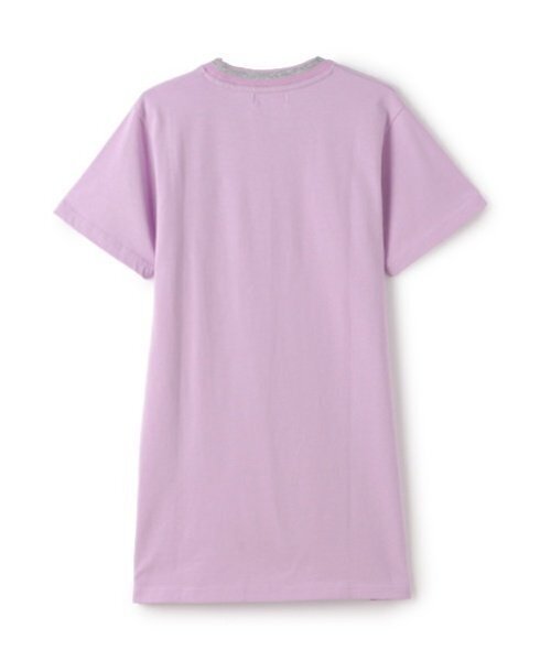 X-girl Stages（エックスガールステージス）の「ラメ発泡ロゴTワンピース（ワンピース・キッズ・ラベンダー/ブラック・140cm/130cm/120cm/110cm/100cm/90cm/80ｃｍ）」の10枚目の写真