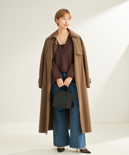 plage（プラージュ）の「Low V Neck ニット（ニット/セーター