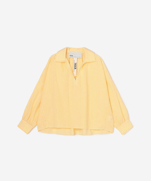 極美品 ティッカ TICCA コットンリネン ストライプ スキッパーシャツ 綿麻 楽天市場】【SUMMER SALE】TICCA （ ティッカ ）トップクラスの