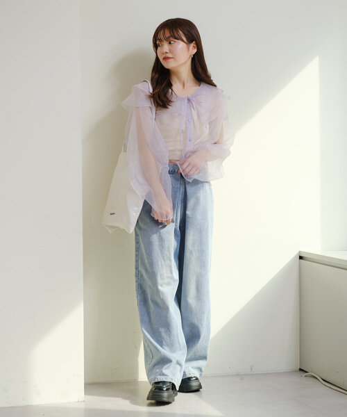 Kastane（カスタネ）の「【4色展開/A4サイズ】シャイニーマルチトートBAG（トートバッグ・レディース・ベビーピンク/アイボリー/シルバー/ゴールド・FREE）」の7枚目の写真