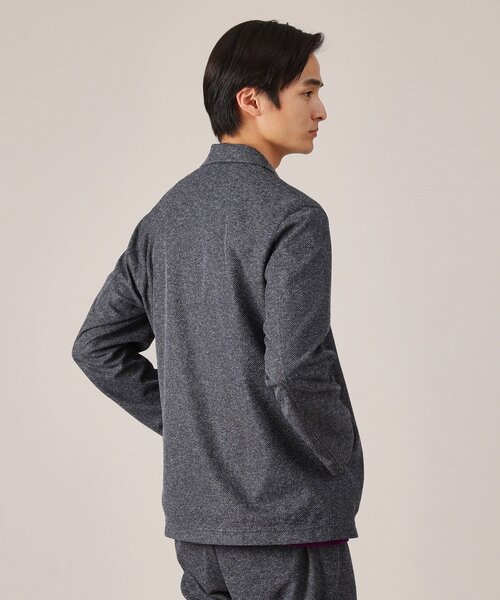 TAKEO KIKUCHI（タケオキクチ）の「【抗菌防臭】尾州リネンブレンド ドビーメッシュ カーディガン（カーディガン/ボレロ・メンズ・ネイビー/グレー/ブルー系その他・01/02/03/04/05）」の5枚目の写真