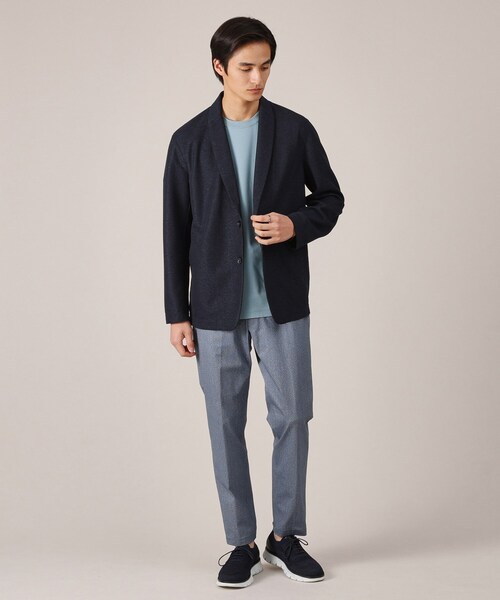 TAKEO KIKUCHI（タケオキクチ）の「【抗菌防臭】尾州リネンブレンド ドビーメッシュ カーディガン（カーディガン/ボレロ・メンズ・ネイビー/グレー/ブルー系その他・01/02/03/04/05）」の12枚目の写真
