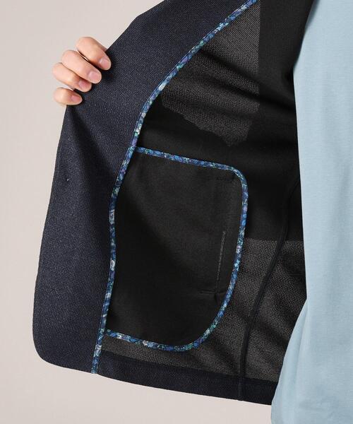 TAKEO KIKUCHI（タケオキクチ）の「【抗菌防臭】尾州リネンブレンド ドビーメッシュ カーディガン（カーディガン/ボレロ・メンズ・ネイビー/グレー/ブルー系その他・01/02/03/04/05）」の14枚目の写真