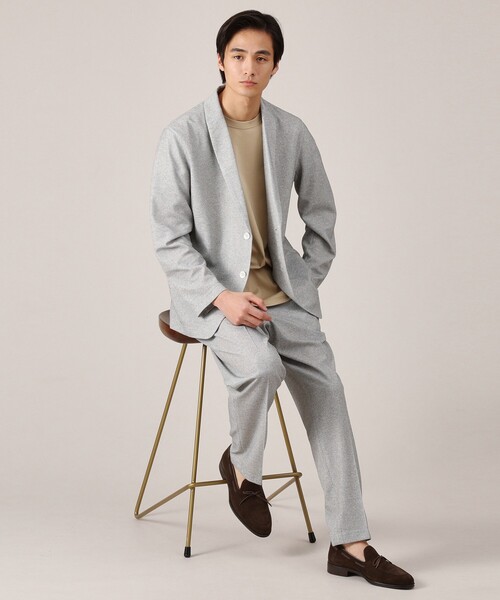 TAKEO KIKUCHI（タケオキクチ）の「【抗菌防臭】尾州リネンブレンド ドビーメッシュ カーディガン（カーディガン/ボレロ・メンズ・ネイビー/グレー/ブルー系その他・01/02/03/04/05）」の20枚目の写真