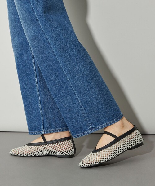 CITEN（シテン）の「＜CITEN＞メッシュコンビフラットシューズ（その他シューズ・レディース・ブラック/ライトグレー・23.5cm/23cm/24.5cm/24cm）」の5枚目の写真