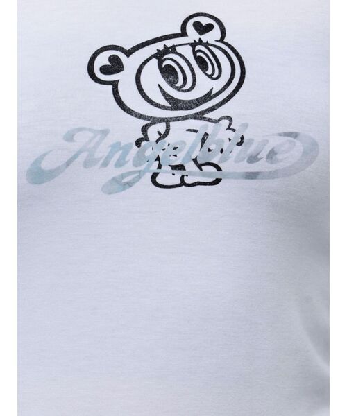 セール】【ANGEL BLUE×EMODA】CUT OFF LOGO HOODIE（パーカー