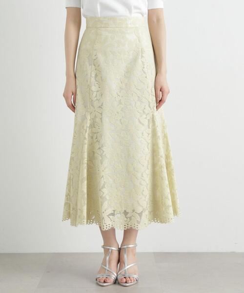 PROPORTION BODY DRESSING(プロポーションボディドレッシング)の「メッシュレースマーメイドスカート / 1215120402(スカート・レディース・ベージュ/イエロー/ネイビー・MEDIUM/SMALL)」の20枚目の写真