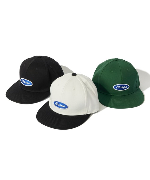 XLARGE（エクストララージ）の「OVAL LOGO 6PANEL CAP（キャップ・メンズ・ブラック/ホワイト/グリーン・ONE SIZE）」の6枚目の写真