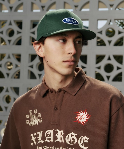 XLARGE オーバルロゴ 6パネルキャップ UV対策/ギフトにぴったり エクストララージ XLARGE オーバルロゴ 6パネルキャップ