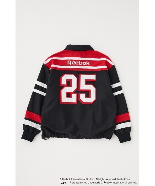 MOUSSY（マウジー）の「REEBOK BENCH WARMER ジャケット（その他アウター・レディース・ホワイト/ブラック・FREE）」の4枚目の写真