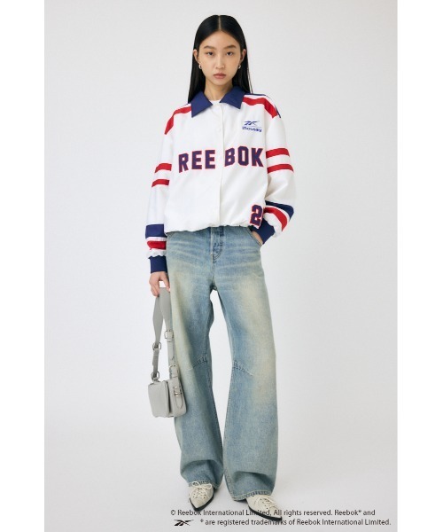 MOUSSY（マウジー）の「REEBOK BENCH WARMER ジャケット（その他アウター・レディース・ホワイト/ブラック・FREE）」の7枚目の写真