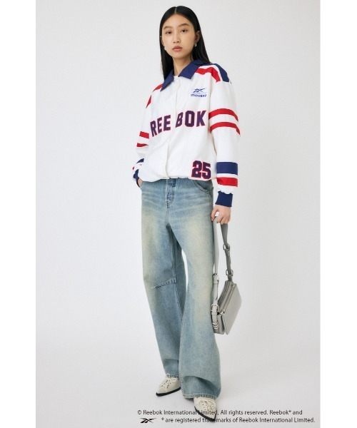 MOUSSY（マウジー）の「REEBOK BENCH WARMER ジャケット（その他アウター・レディース・ホワイト/ブラック・FREE）」の8枚目の写真