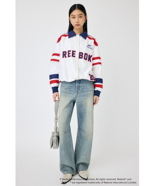 MOUSSY（マウジー）の「REEBOK BENCH WARMER ジャケット（その他アウター・レディース・ホワイト/ブラック・FREE）」の9枚目の写真