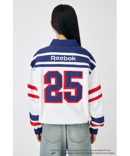 MOUSSY（マウジー）の「REEBOK BENCH WARMER ジャケット（その他アウター・レディース・ホワイト/ブラック・FREE）」の13枚目の写真