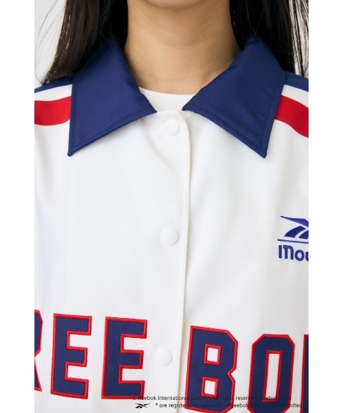 MOUSSY（マウジー）の「REEBOK BENCH WARMER ジャケット（その他アウター・レディース・ホワイト/ブラック・FREE）」の14枚目の写真