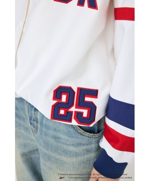 MOUSSY（マウジー）の「REEBOK BENCH WARMER ジャケット（その他アウター・レディース・ホワイト/ブラック・FREE）」の18枚目の写真
