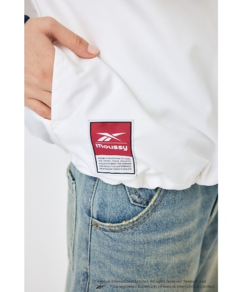 MOUSSY（マウジー）の「REEBOK BENCH WARMER ジャケット（その他アウター・レディース・ホワイト/ブラック・FREE）」の21枚目の写真