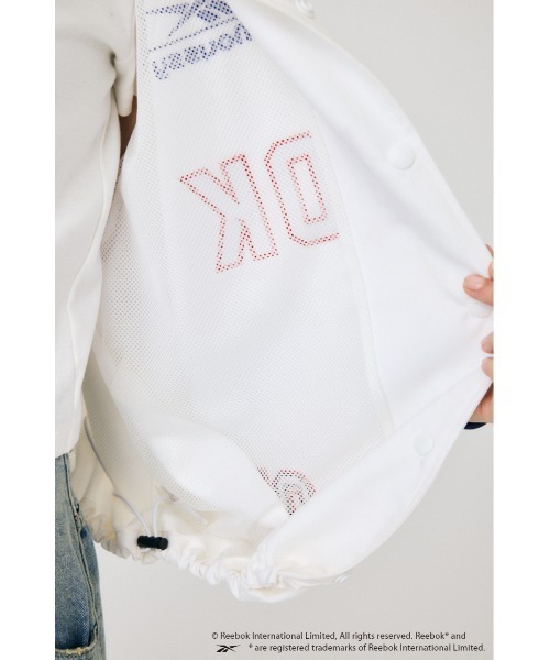 MOUSSY（マウジー）の「REEBOK BENCH WARMER ジャケット（その他アウター・レディース・ホワイト/ブラック・FREE）」の22枚目の写真