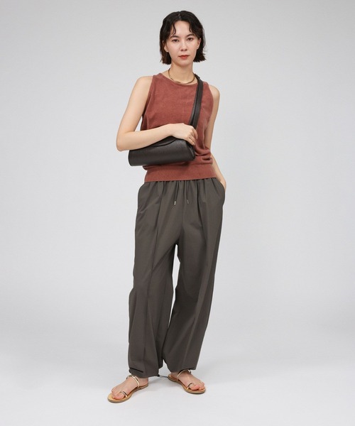 パンツ ALOUND 2WAY BELTED TECH PANTS ALOUND | STYLE：ALOUND 2WAY BELTED TECH PANTS COLOR ：BLACK