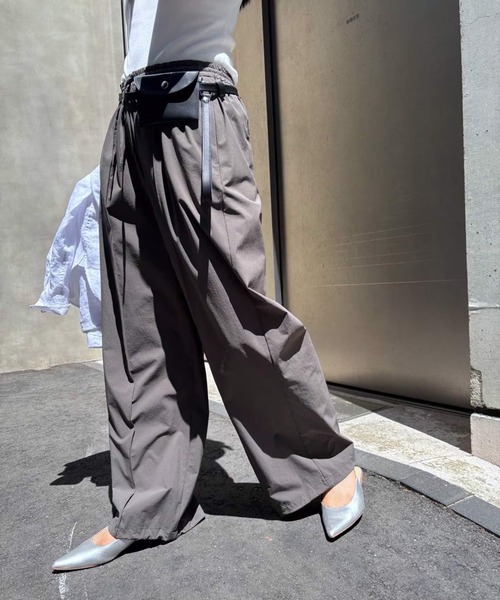 BABYLONE（バビロン）の「撥水2WAYトラックパンツ（その他パンツ・レディース・チャコール/ブラック/ブラウン・38inch/36inch）」の5枚目の写真