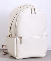 12Twelve Agenda（トゥエルブ　アジェンダ）の「【軽量】【通勤リュック】【PC収納ポケット】軽量多収納合皮リュック（バックパック/リュック）」