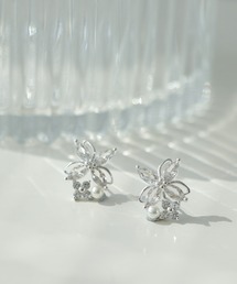 フラワービジュピアス