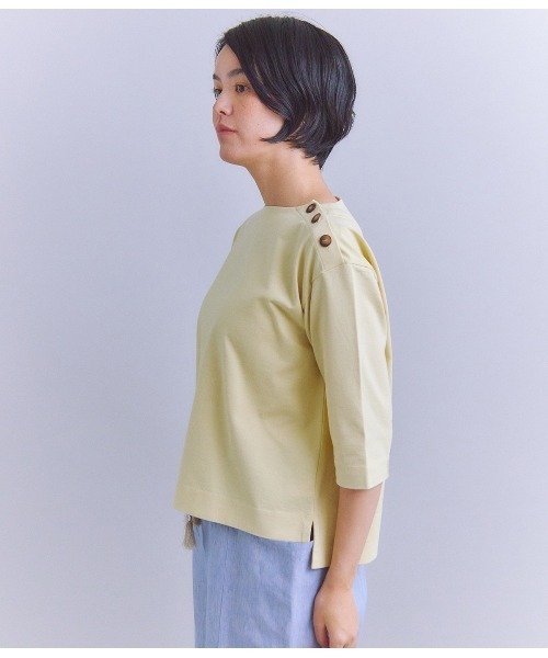 tシャツ 「ALBINI」Parallel Jersey 肩釦プルオーバー レディース ALBINI］Parallel Jersey 肩釦プルオーバー（Tシャツ/カットソー