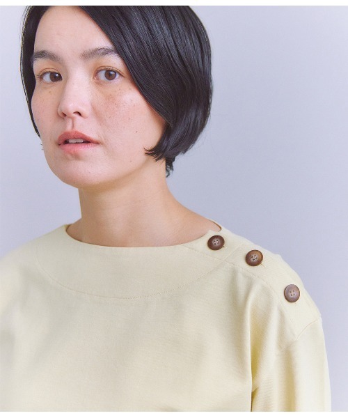 tシャツ 「ALBINI」Parallel Jersey 肩釦プルオーバー レディース ALBINI］Parallel Jersey 肩釦プルオーバー（Tシャツ/カットソー