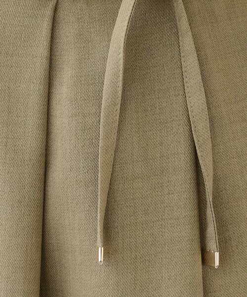 DRESKIP（ドレスキップ）の「【洗える/S-LL/アイロン掛けが楽】低身長さんにもおすすめ 麻調ガウチョパンツ（その他パンツ・レディース・オリーブ/ネイビー/ベージュ・04/03/02/01）」の7枚目の写真